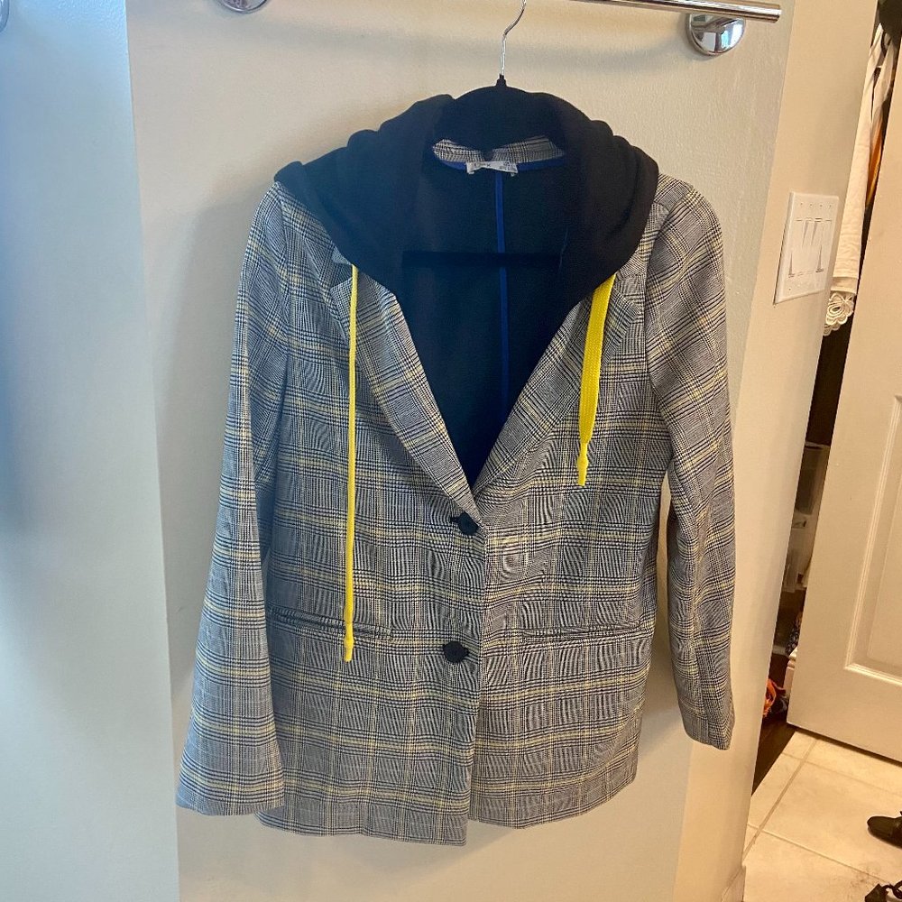 Blazer with removable hoodie (NWOT)